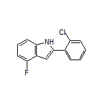 2-(2-Chlorophenyl)-4-fluoro-1H-indole