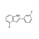 4-Fluoro-2-(3-fluorophenyl)-1H-indole