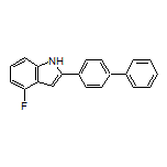 2-(4-Biphenylyl)-4-fluoro-1H-indole