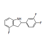 2-(3,4-Difluorophenyl)-4-fluoroindoline