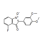 2-(3,4-Dimethoxyphenyl)-4-fluoro-3-oxo-3H-indole 1-Oxide