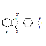 4-Fluoro-3-oxo-2-[4-(trifluoromethyl)phenyl]-3H-indole 1-Oxide