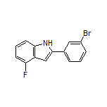 2-(3-Bromophenyl)-4-fluoro-1H-indole