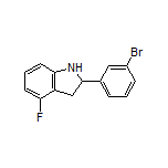 2-(3-Bromophenyl)-4-fluoroindoline