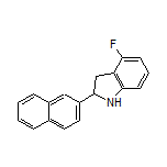 4-Fluoro-2-(naphthalen-2-yl)indoline