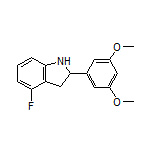 2-(3,5-Dimethoxyphenyl)-4-fluoroindoline