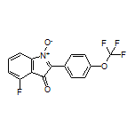 4-Fluoro-3-oxo-2-[4-(trifluoromethoxy)phenyl]-3H-indole 1-Oxide