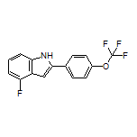 4-Fluoro-2-[4-(trifluoromethoxy)phenyl]-1H-indole