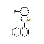 4-Fluoro-2-(naphthalen-1-yl)-1H-indole
