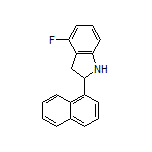 4-Fluoro-2-(naphthalen-1-yl)indoline