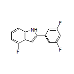 2-(3,5-Difluorophenyl)-4-fluoro-1H-indole