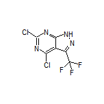 4,6-Dichloro-3-(trifluoromethyl)-1H-pyrazolo[3,4-d]pyrimidine