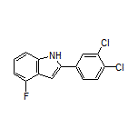 2-(3,4-Dichlorophenyl)-4-fluoro-1H-indole