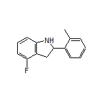 4-Fluoro-2-(o-tolyl)indoline