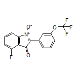 4-Fluoro-3-oxo-2-[3-(trifluoromethoxy)phenyl]-3H-indole 1-Oxide