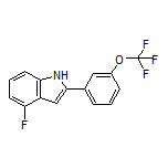 4-Fluoro-2-[3-(trifluoromethoxy)phenyl]-1H-indole