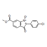 2-(4-Chlorophenyl)-6-(methoxycarbonyl)-3-oxo-3H-indole 1-Oxide
