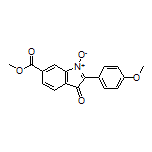 6-(Methoxycarbonyl)-2-(4-methoxyphenyl)-3-oxo-3H-indole 1-Oxide