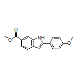Methyl 2-(4-Methoxyphenyl)-1H-indole-6-carboxylate