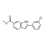 Methyl 2-(3-Chlorophenyl)-1H-indole-6-carboxylate