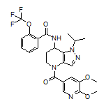 N-[4-(5,6-Dimethoxynicotinoyl)-1-isopropyl-4,5,6,7-tetrahydro-1H-pyrazolo[4,3-b]pyridin-7-yl]-2-(trifluoromethoxy)benzamide