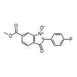 2-(4-Fluorophenyl)-6-(methoxycarbonyl)-3-oxo-3H-indole 1-Oxide