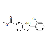 Methyl 2-(2-Chlorophenyl)indoline-6-carboxylate