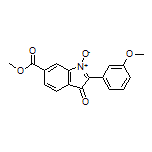 6-(Methoxycarbonyl)-2-(3-methoxyphenyl)-3-oxo-3H-indole 1-Oxide