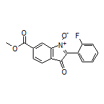 2-(2-Fluorophenyl)-6-(methoxycarbonyl)-3-oxo-3H-indole 1-Oxide