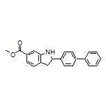 Methyl 2-(4-Biphenylyl)indoline-6-carboxylate