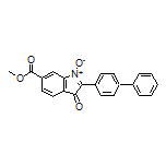 2-(4-Biphenylyl)-6-(methoxycarbonyl)-3-oxo-3H-indole 1-Oxide
