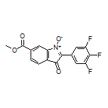 6-(Methoxycarbonyl)-3-oxo-2-(3,4,5-trifluorophenyl)-3H-indole 1-Oxide