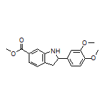 Methyl 2-(3,4-Dimethoxyphenyl)indoline-6-carboxylate