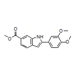 Methyl 2-(3,4-Dimethoxyphenyl)-1H-indole-6-carboxylate