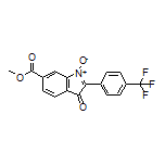 6-(Methoxycarbonyl)-3-oxo-2-[4-(trifluoromethyl)phenyl]-3H-indole 1-Oxide