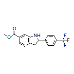Methyl 2-[4-(Trifluoromethyl)phenyl]indoline-6-carboxylate