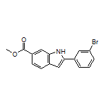 Methyl 2-(3-Bromophenyl)-1H-indole-6-carboxylate