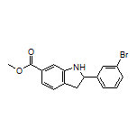 Methyl 2-(3-Bromophenyl)indoline-6-carboxylate