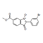 2-(3-Bromophenyl)-6-(methoxycarbonyl)-3-oxo-3H-indole 1-Oxide