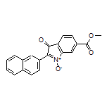 6-(Methoxycarbonyl)-2-(naphthalen-2-yl)-3-oxo-3H-indole 1-Oxide