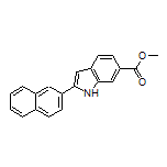 Methyl 2-(Naphthalen-2-yl)-1H-indole-6-carboxylate