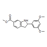 Methyl 2-(3,5-Dimethoxyphenyl)indoline-6-carboxylate