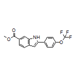 Methyl 2-[4-(Trifluoromethoxy)phenyl]-1H-indole-6-carboxylate