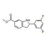 Methyl 2-(3,5-Difluorophenyl)indoline-6-carboxylate