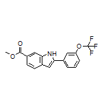 Methyl 2-[3-(Trifluoromethoxy)phenyl]-1H-indole-6-carboxylate