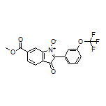 6-(Methoxycarbonyl)-3-oxo-2-[3-(trifluoromethoxy)phenyl]-3H-indole 1-Oxide
