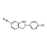 2-(4-Chlorophenyl)indoline-6-carbonitrile