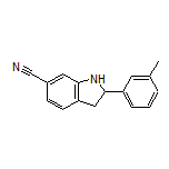 2-(m-Tolyl)indoline-6-carbonitrile
