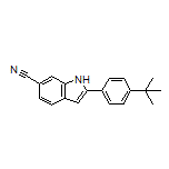 2-[4-(tert-Butyl)phenyl]-1H-indole-6-carbonitrile