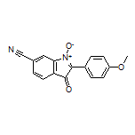6-Cyano-2-(4-methoxyphenyl)-3-oxo-3H-indole 1-Oxide